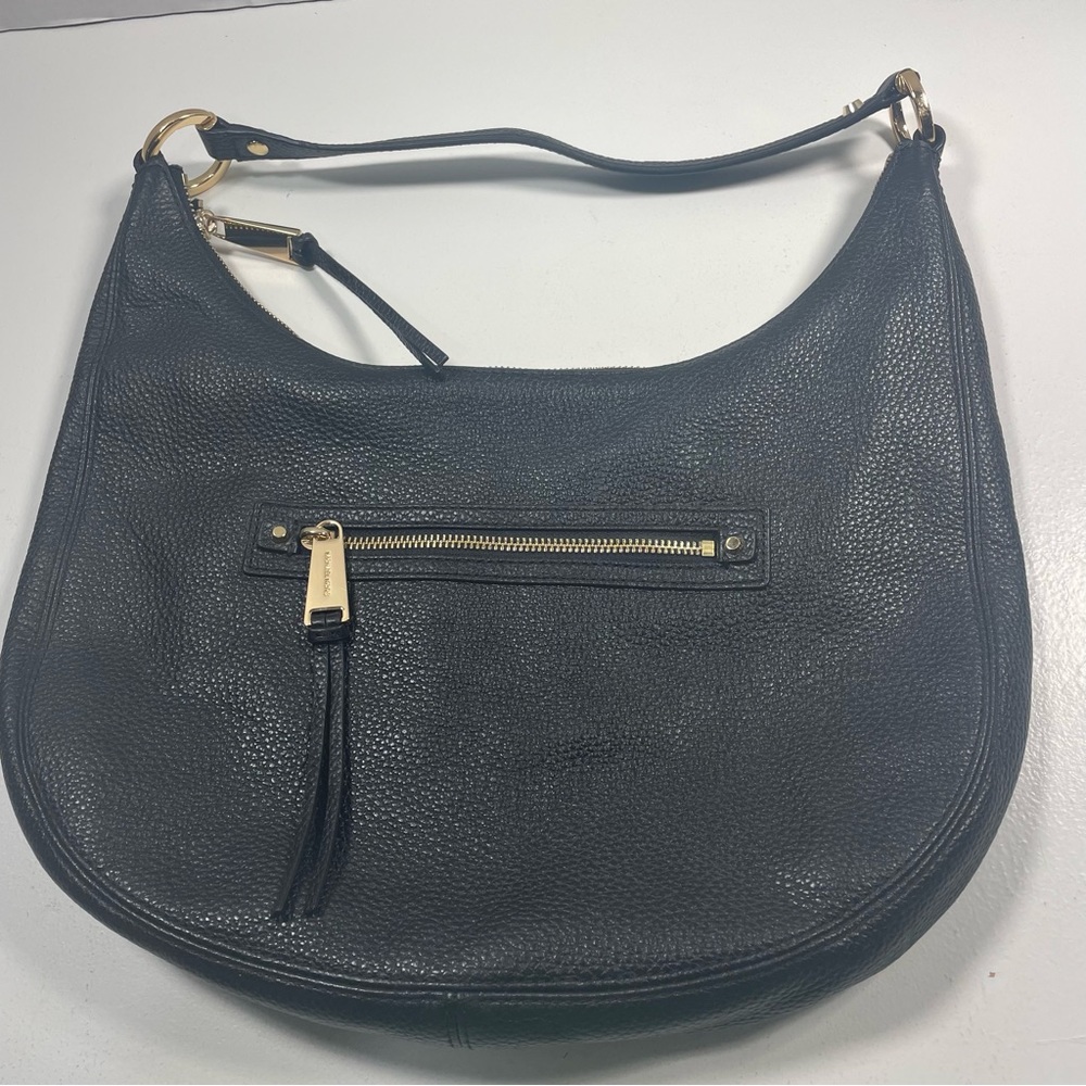 NWOT Michael Kors Black Pebbled Leather Purse Gold Hardware